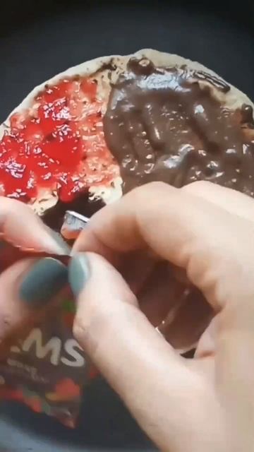 Choco jelly combo wrap😍💕 Tortilla wrap #shorts #youtubeshorts #tortillawraps