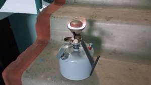 примус пт-2 мотор сич с горелкой через переходник от шмеля-2