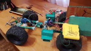 Продолжаю делать трактор т-150к на радиоуправлении