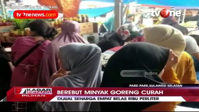 Pompa Terus, Puluhan Warga Parepare Berdesakan Antre Migor Murah | Kabar Petang Pilihan tvOne смотреть онлайн