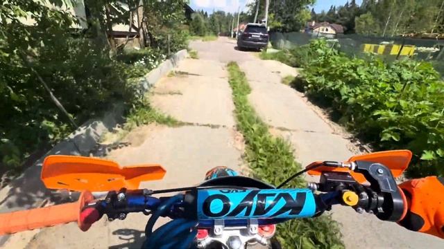 Лайтовая покатушка на питбайке kayo 125 evolution (2024) смотреть онлайн