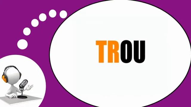 Французского видео урок  Слоги с TR 