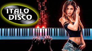 Как играть на фортепиано Italo Disco - легкие ноты