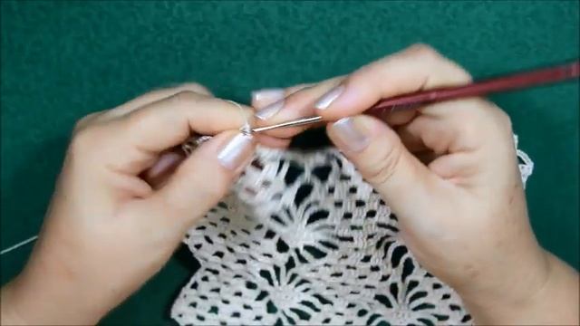 ОРИГИНАЛЬНАЯ АЖУРНАЯ САЛФЕТКА В РОМБИКИ НА СЕТОЧКЕ (4 часть).