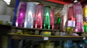 Посещение цеха по производству мишуры в Китае. Visit to the workshop for the production of tinsel.