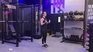 Сгибание рук с гантелями на бицепс стоя (свободный вес)