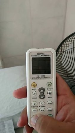 Universal aircond ac remote control - cara set & pakai