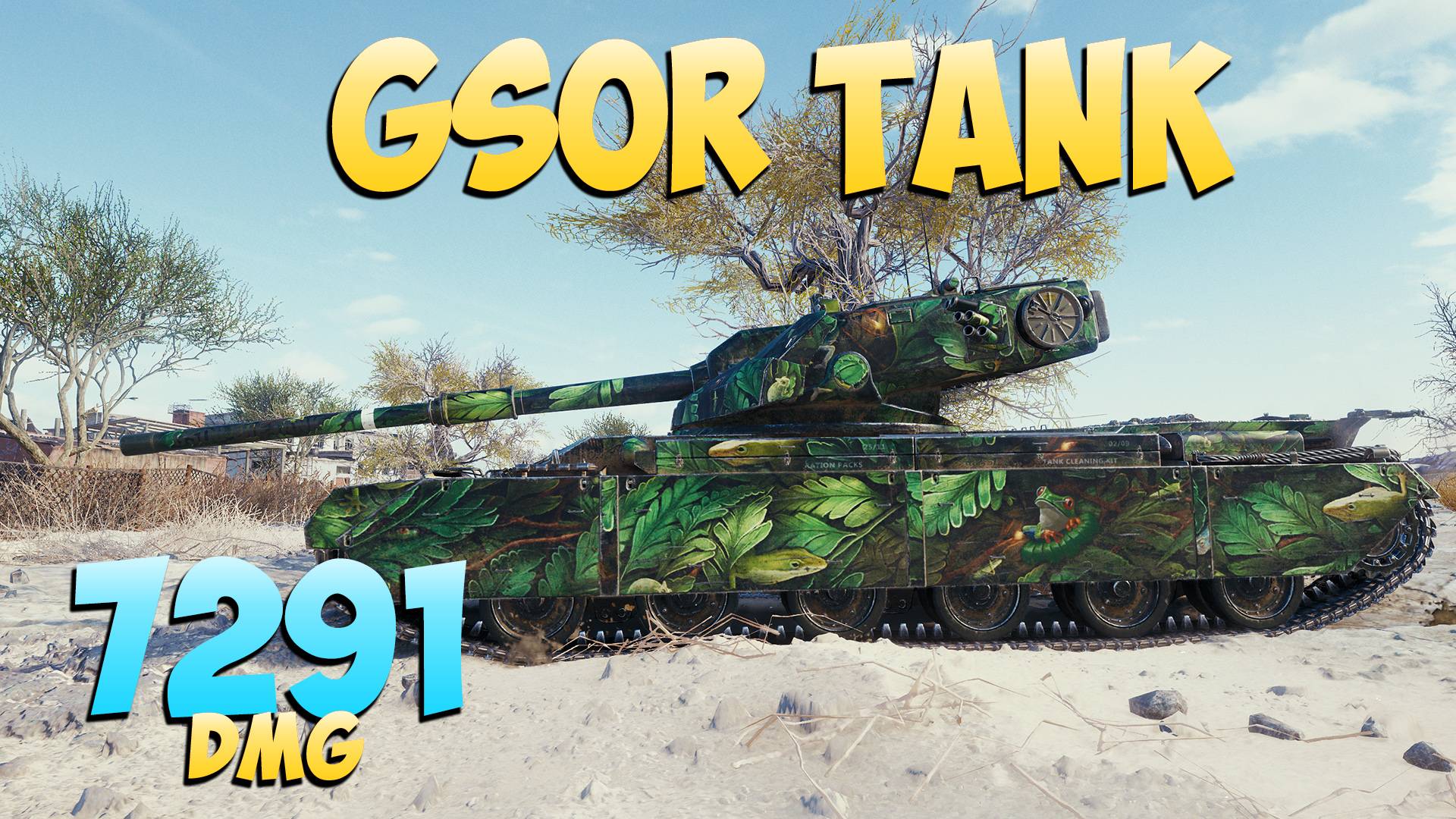 GSOR TANK - 5 Фрагов 7.2K Урона - Сумасшедший! - Мир Танков