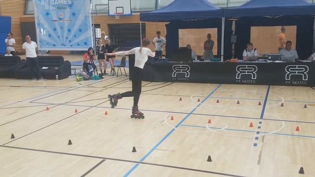 01 20180727 Berlin Inline Games Freestyle Slalom Classic Senior Women Kuznetsova Daria 01 place