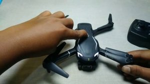 V88 mini size foldable wifi RC drone with double 2K camera