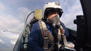 Su-35S amazing maneuvers, inside cockpit view, performed by Colonel Gostev Alexander Ivanovich