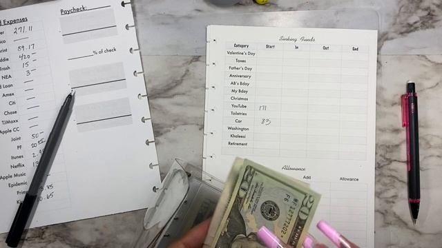 BUDGET:  September Bill Pay