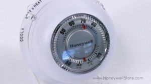 Honeywell Round Heat/Cool Manual Thermostat (CT87N1001)