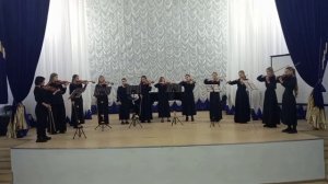 Ансамбль скрипачей ГФ БГИИК. А.Шнитке Адажио, М.Скорик Испанский танец. Рук.Корякина А.Е.