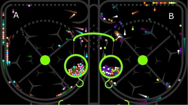The Scale 5 - Team Tournament Marble Race in Algodoo смотреть онлайн