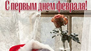 Февральский привет. Музыкальная открытка поздравление.