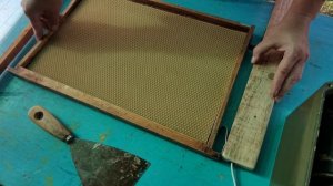 Наващивание вощины