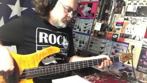 группа "Автограф"-"Головокружение" (bass cover)