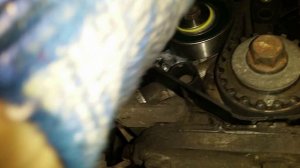 смена помпы ремня грм на шевроле авео A15SMS Ч2