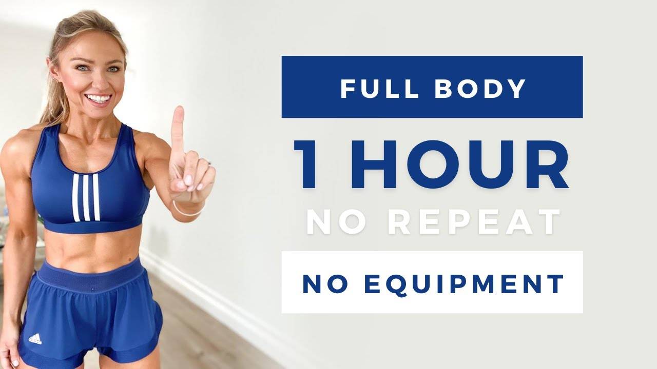 Caroline Girvan - 1 HOUR INTENSE FULL BODY WORKOUT | Low Impact & No Equipment