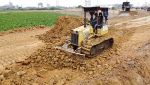 Строительство, засыпка, новый обзор, одного из участков