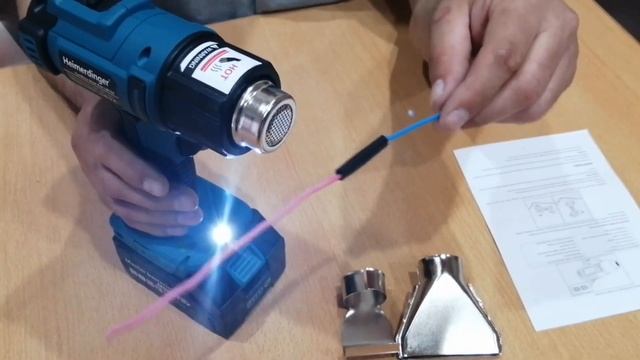 БЕСПРОВОДНОЙ ТЕПЛОВОЙ ТЕРМОУСАДОЧНЫЙ ПИСТОЛЕТ Heimerdinger LB122 смотреть онлайн