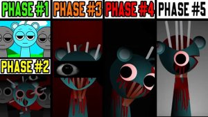 Phase 1 VS Phase 2 VS Phase 3 VS Phase 4 VS Phase 5 in Incredibox Sprunki!