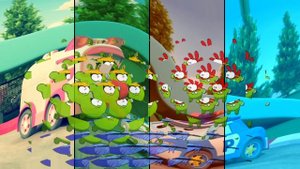 6 Om Nom & Om Nelle Grow Bigger! Sound Variations in 42 Seconds