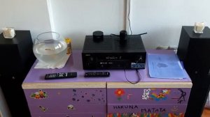 Lewis Capaldi on Denon AWR-X1300W. Speakers is Onkyo SC-360 and Boston CS 26 II, 80% power