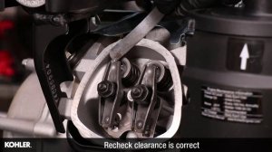 KOHLER Command Pro Valve Adjustment (4.5-14hp)