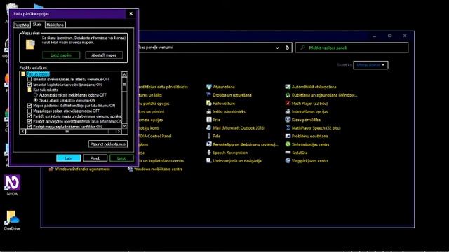2. Daži Windows 10 iestatījumi ērtai lietošanai ar ekrāna lasītāju NVDA