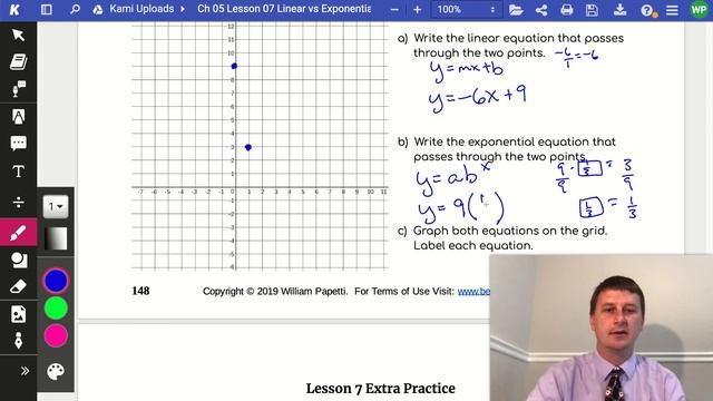 Chapter 5 Lesson 7: Linear vs Exponential Models Exercise 6 смотреть онлайн