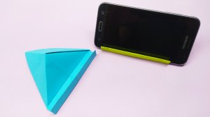 ПОДСТАВКА ДЛЯ ТЕЛЕФОНА ИЗ БУМАГИ БЕЗ КЛЕЯ.