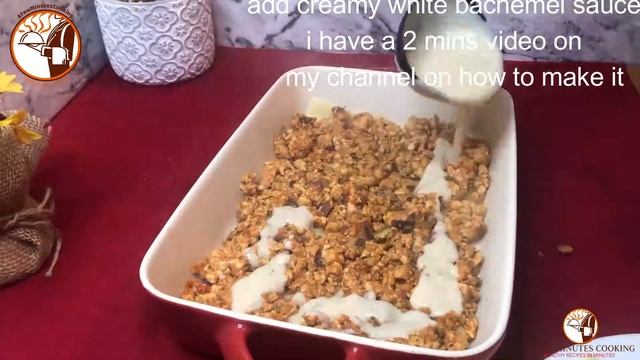 Easy and best chicken lasagna recipe: Chicken lasagna with creamy white sauce (Bachemel)