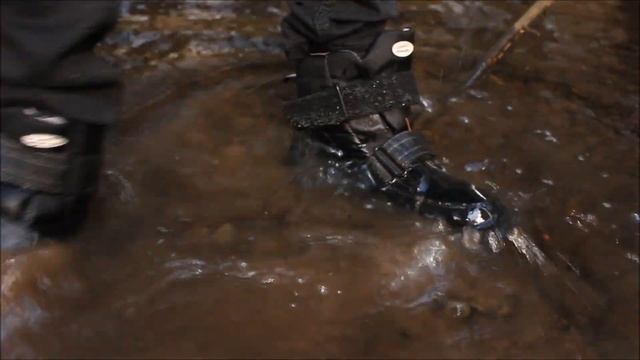Waterproof test old boots