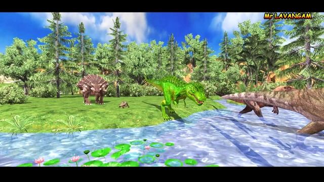 T- Rex Transfermer vs T-rex Amazing fight || Cartoon gorilla as transformer rex by Mr Lavangam смотреть онлайн