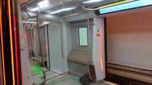 "Обкатка 8-го состава!" Электропоезд 81-775/776/777.2 "МОСКВА-2024" на станции метро Новокузнецкая