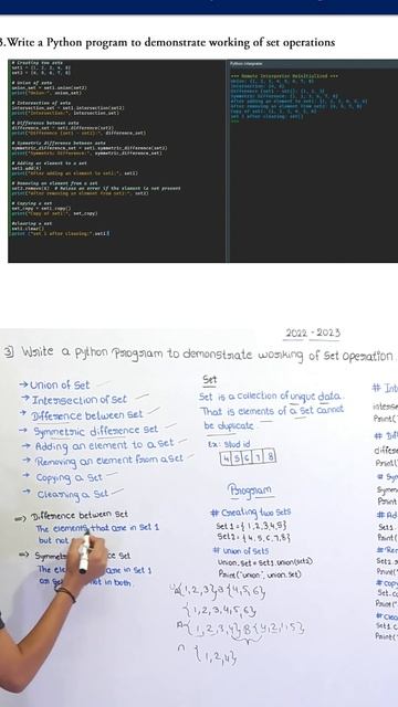 "Unraveling Set Differences in Python: A Comprehensive Exploration" ಕನ್ನಡ ದಲ್ಲಿ