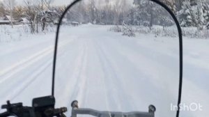 Покатушка на снегоходах:Динго 150 и Варяг 550