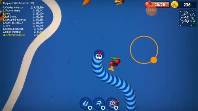 You love games with tons of real fun and dynamic action? Then welcome to the Worms Zone.io