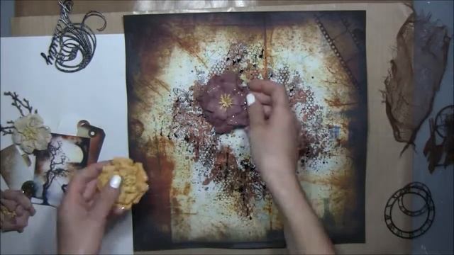 ''Getaway'' - Mixed Media Layout Tutorial for 2Crafty Chipboard by Mary Catt
