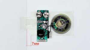 монтаж музыкальной открытки, музыкальный модуль VC-165