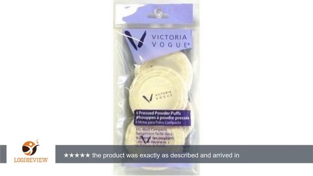Victoria Vogue Round Puff Pressed Powder 4S 3 Pack  ReviewTest