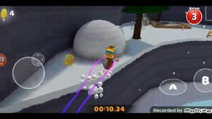 все золотые медведи в Super Bear Adventures в снежной долине