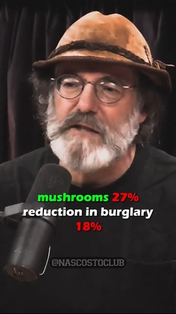 CRAZY Magic Mushroom Benefits by Prison Study? 🍄🚔 #shorts