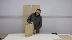 Шафа-пенал вітрина Еверест Британія-19. Відеоогляд. Збірка