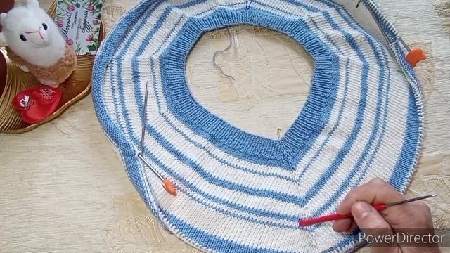 Что вяжу сейчас/Мои продвижения #вязаниеспицами#вязаниелетнихизделий