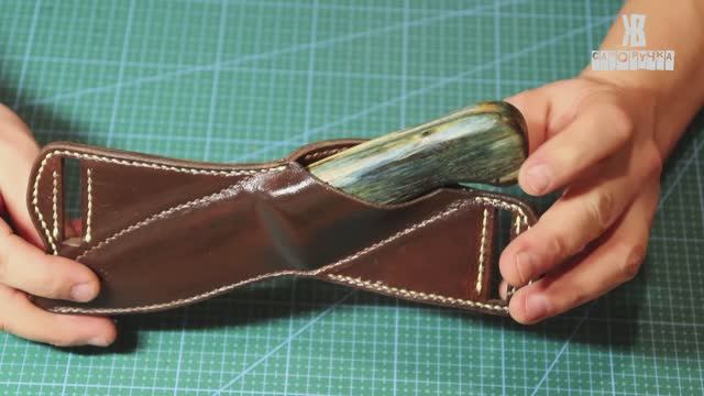Ножны своими руками из кожи  для скрытого ношения. ЖКВ Саморучка