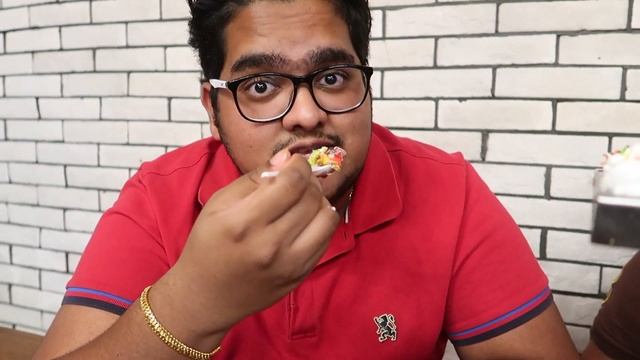 Me Having Biryani ice cream and Cake Shawarma in Dubai 😱🔥!!