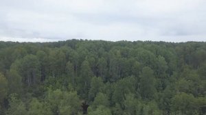 Облёт деревень Овинец, Посолодино и Загромотье, а также находящегося неподалёку озера Чёрное.